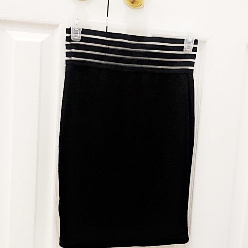 Knee length skirt
